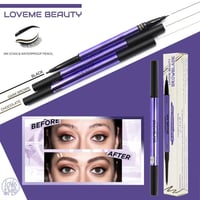 قلم حواجب سائل وجل مزدوج من لافمي بيوتي - 002 بني...