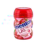 علك بيور فريش بنكهة الفراولة من مينتوس - 10 قطعة