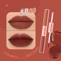 احمر شفاه روج سائل مع ملمع شفاه من بينك فلاش - D03