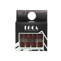 أظافر صناعية لصق ذاتي لون عنابي 11 من لوكا