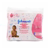 مناديل أطفال لتنظيف لطيف لكامل البشرة من جونسون -...