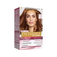 صبغة شعر بلون بني عسلي كريم صبغة شعر دائمة 7.7 من...