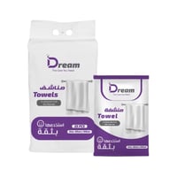 مناشف استخدام مرة واحدة 80x160 من دريم 25 قطعة