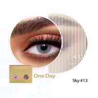 عدسات لاصقة اليومية من ذهب -13سكاي