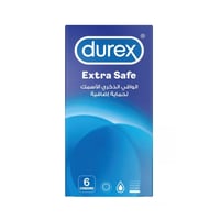 عبوة واقي ذكري إكسترا سيف مكونة من 6 قطع