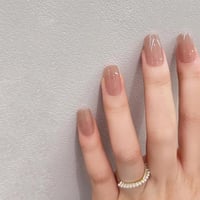 أظافر اصطناعية قصير مربع ألوان متدرجة ورقة الشريط...