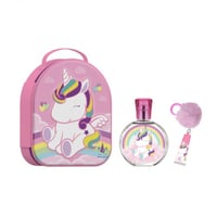 طقم عطر يونيكورن للبنات او دي تواليت عطر+ملمع شفاه...