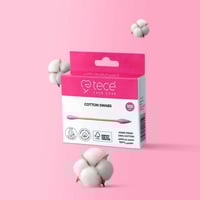 أعواد قطنية 100 عود مصنوعة من القطن والخشب الطبيعي...