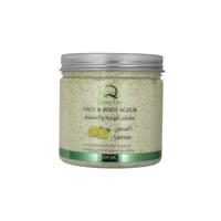 مقشر للوجه والجسم بالليمون أبيض ليموني من كوين لاي...