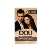 مسحوق صبغة الشعر والحواجب بني غامق C من دو 6 جم