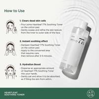 تونر مهدئ للبشرة وتقليل الإحمرار هارت ليف 77% من ا...
