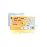 اعواد اسنان مع خيط بالبرتقال 30 قطعة