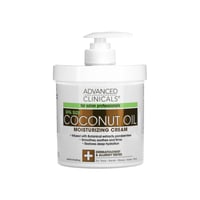 كريم مرطب بزيت جوز الهند من ادفانس كلينيكال 454 جم