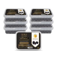 6 علب عجوة فاخرة (3 كيلو) عجوة عضوية