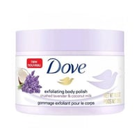 مقشر الجسم بنكهة اللافندر وحليب جوز الهند من دوف -...