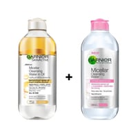 ماء ميسيلار غارنييه لإزالة المكياج - 400مل 1+1