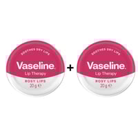 مرطب شفايف فازلين لترطيب وتوريد الشفاه 1+1