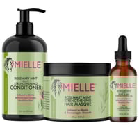 مجموعة بلسم + زيت + ماسك لتقوية الشعر اكليل الجبل...