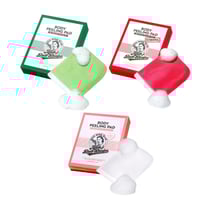 مجموعة ليفة كورية لتقشير قوي من مومز باث - 3 ألوان