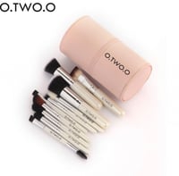 مجموعة فرش المكياج 10 قطعة من اوتو - بيج