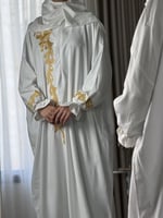 شرشف صلاة الخزامى سحاب ( أبيض )