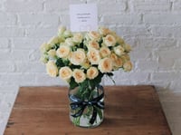 فازة ورد فاصلة بهجة أيامي- أصفر