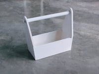 سلة خشبية أبيض (2)