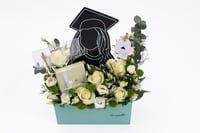 بوكس ورد فاصلة نجاحكم ورد - ابيض