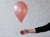 بالون هيليوم -وردي فاتح