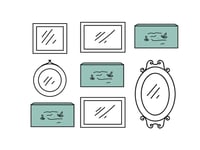 لوحة السعادة تبدو جميلة عليك