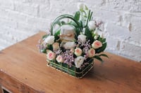 سلة ورد فاصلة عذبة