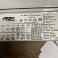 مفتاح قاطع 32 امبير DC-4P PV DC 1200V 32A IP66