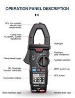 كلامب ميتر/ MESTEK Digital Clamp Meter