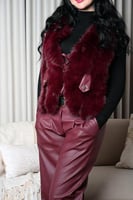 جاكيت فرو نسائي شتوي 2 الوان