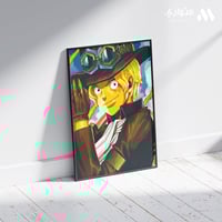 بوستر أنمي 3D متحرك - ايس لوفي سابو من أنمي ون بيس