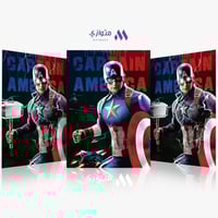 بوستر مارفل 3D متحرك - كابتن اميركا