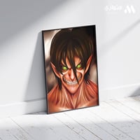 بوستر أنمي 3D متحرك - ايرين من أنمي هجوم العمالقة