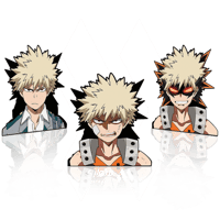 ستيكر 3D متحرك - كاتسوكي باكوغو من أنمي بوكو نو هي...