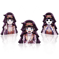 ستيكر 3D متحرك - ألوكا زولديك من أنمي القناص