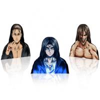 ستيكر 3D متحرك - إرين ييغر من أنمي هجوم العمالقة