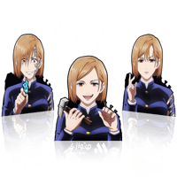 ستيكر 3D متحرك - نوبارا كوغيساكي من أنمي جوجيتسو ك...