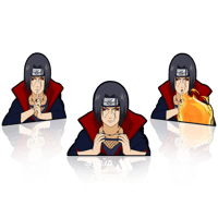 ستيكر 3D متحرك - إيتاشي أوتشيها من أنمي ناروتو