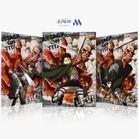 بوستر أنمي 3D متحرك - ايرين ميكاسا ليفاي من أنمي ه...