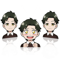 ستيكر 3D متحرك - داميان من انمي سباي فاملي