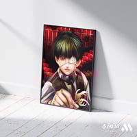 بوستر أنمي 3D متحرك - كانيكي من طوكيو غول