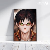 بوستر أنمي 3D متحرك - ايرين من أنمي هجوم العمالقة