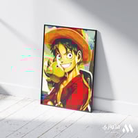 بوستر أنمي 3D متحرك - ايس لوفي سابو من أنمي ون بيس