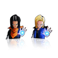 ستيكر 3D متحرك - أندرويد 17 و 18 من أنمي دراغون بو...