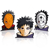 ستيكر 3D متحرك - أوبيتو أوتشيها من أنمي ناروتو