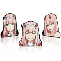 ستيكر 3D متحرك - زيرو تو من أنمي دارلينغ إن ذا فرا...